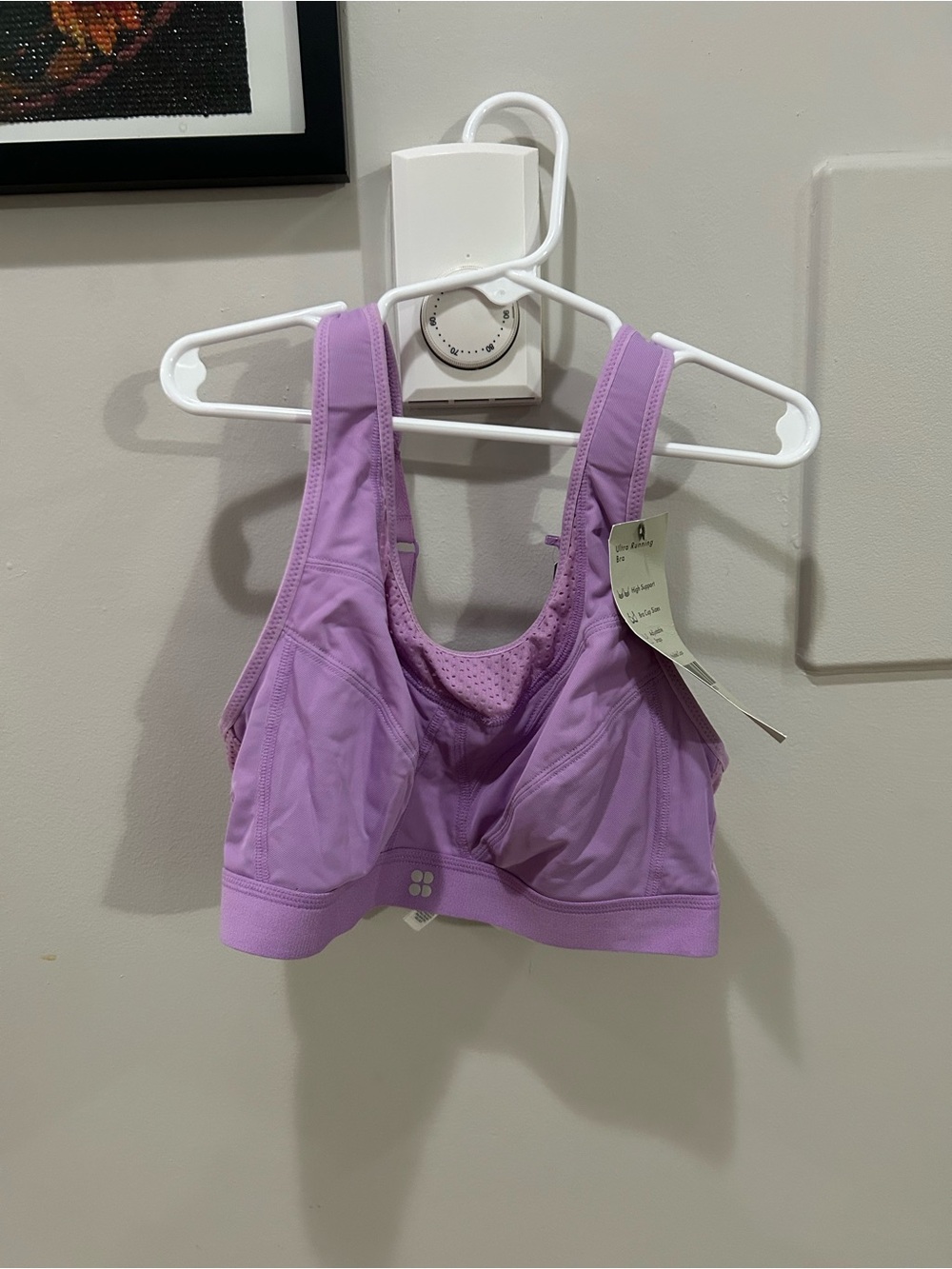 New SWEATY BETTY High Impact Ultra Run Sports Bra Aeon Purple  34B